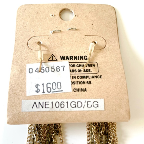 ♥️ FLIRTY MICRO CHAIN EARRINGS - Picture 4 of 4